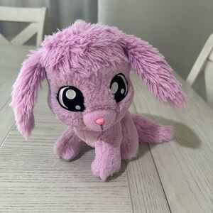 Tic Tac Toy Purple Plush Bunny
